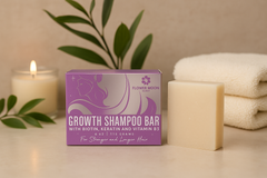 Hair Growth Shampoo Bar with Biotin, Keratin and Vitamin B5