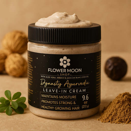 Jamaican Black Castor Oil and Brahmi Ayurvedic Leave-In Styling Cream - Flower Moon Shop