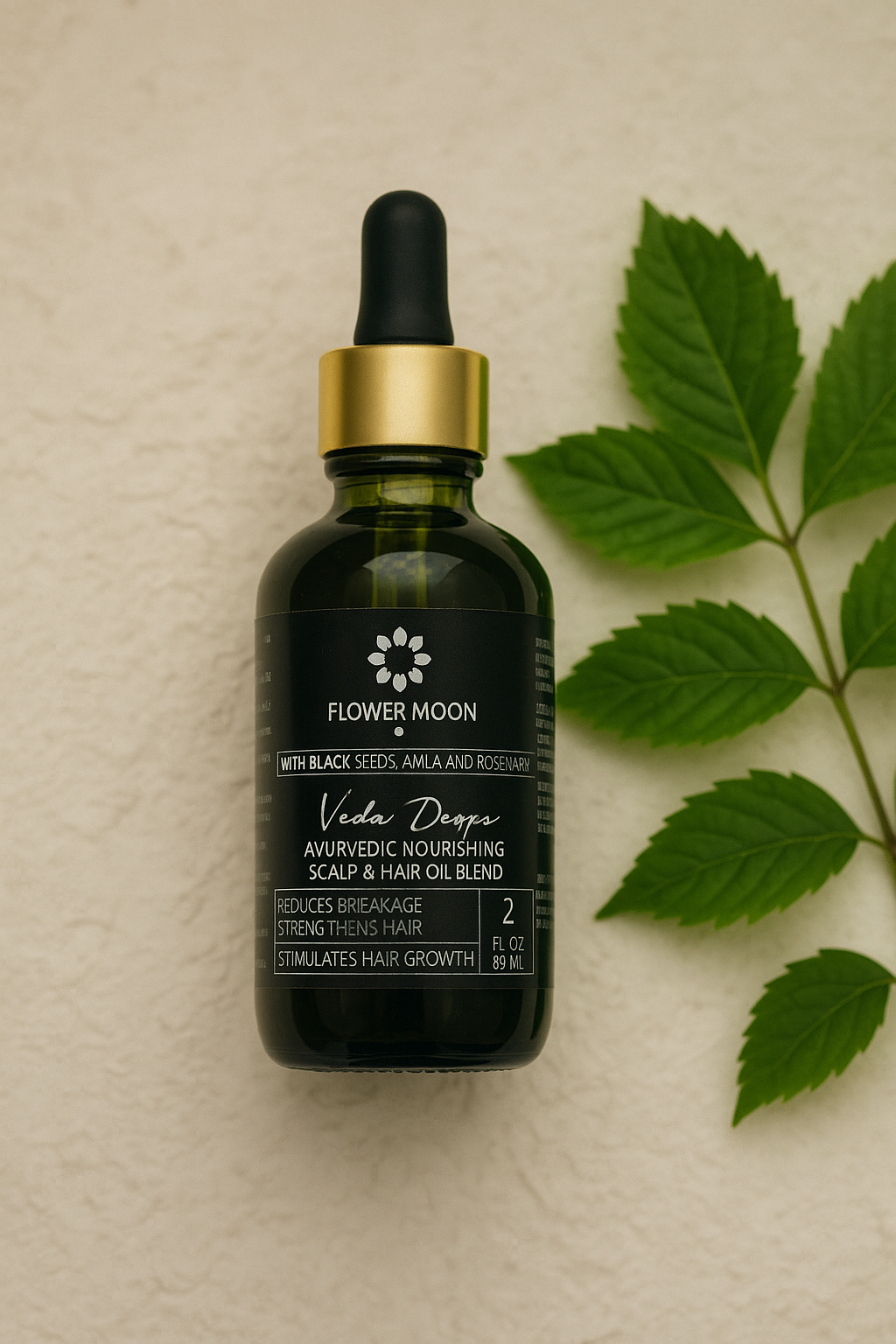 Veda Drops- Nourishing Scalp and Hair Complex with Black  Seeds, Amla and Rosemary