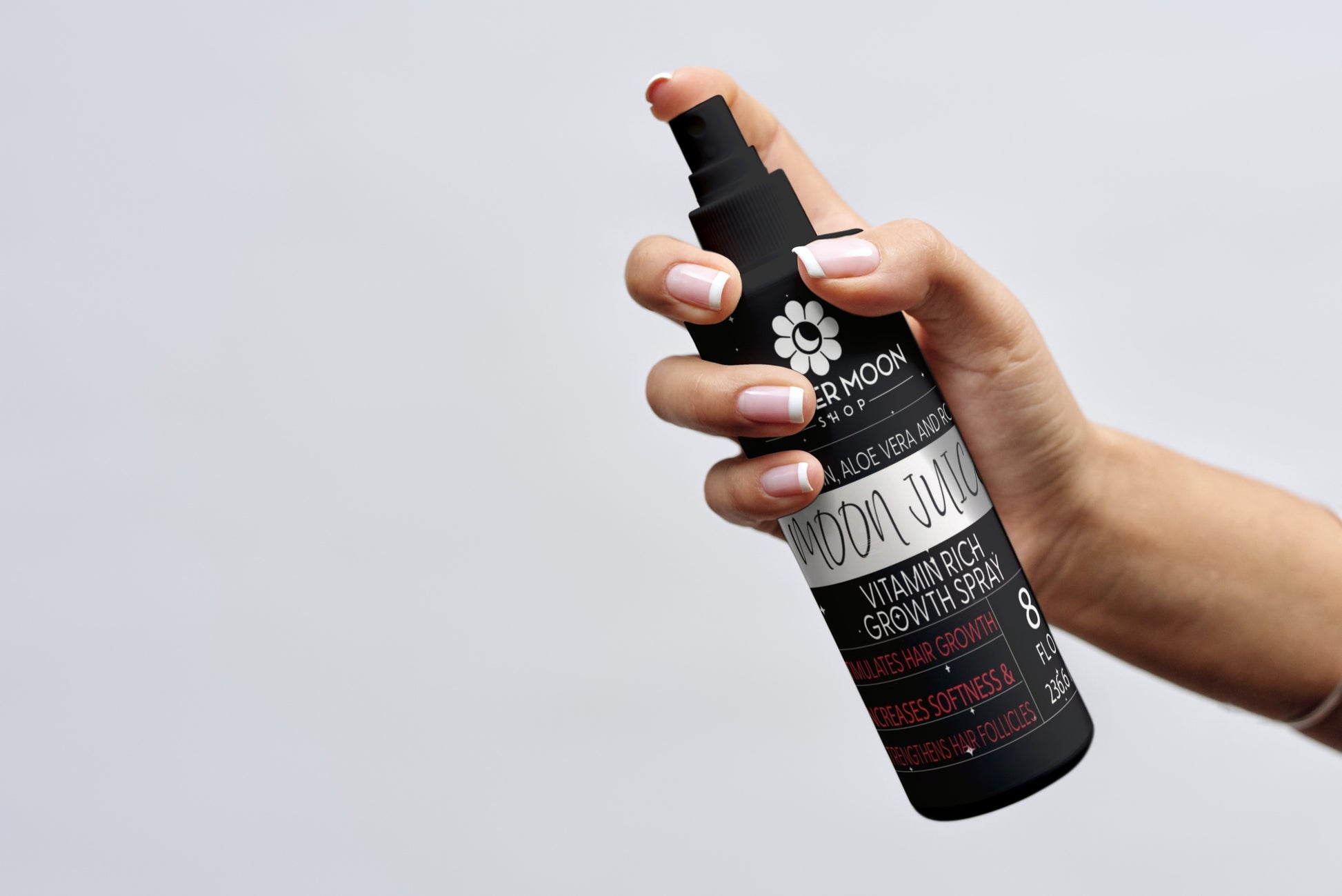 Moon Juice Vitamin Rich Scalp Spray with Biotin, Aloe Vera and Real Ro